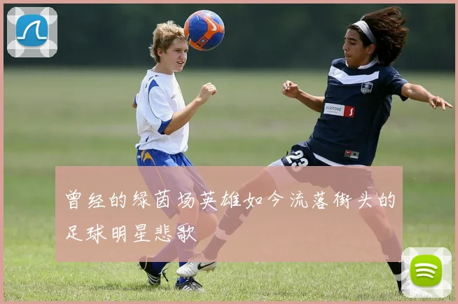 曾经的绿茵场英雄如今流落街头的足球明星悲歌